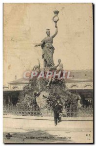 Old Postcard Statue of Liberty Vichy