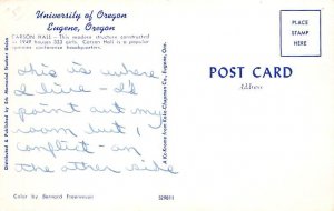 University of Oregon Carson Hall - Eugene, Oregon OR