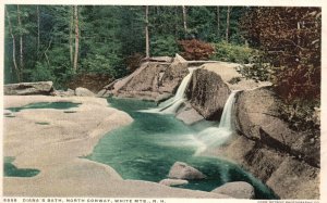 Vintage Postcard Diana's Bath North Conway White Mountains New Hampshire Detriot