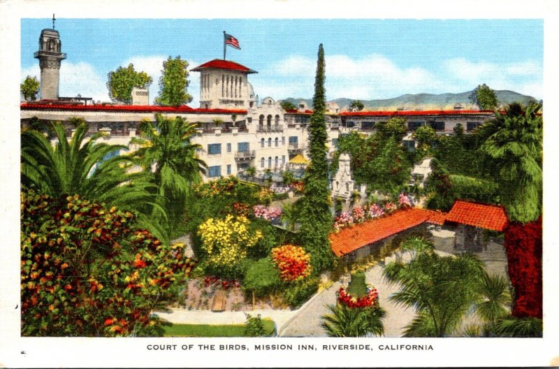 California Riverside Mission Inn Court Of The Birds