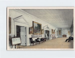 Postcard Banquet Room, Independence Hall, Philadelphia, Pennsylvania