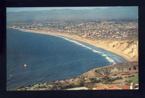 Palos Verdes Estates, California/CA Postcard, Redondo,Hermosa,Manhattan Beaches