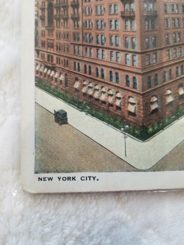 Antique Postcard entitled, Waldorf Astoria Hotel