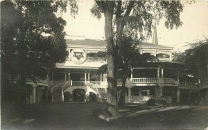 Honolulu Hawaii YMCA Hotel roadside 1920s Postcard 20-12622