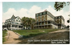 ME - Peaks Island. Peaks Island House & Coronado Union Hotel (glitter)