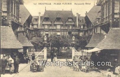 Plage Fleurie, Normandy Hotel Deauville, France, Carte, Unused 