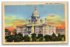 Vintage 1940s Postcard State Capitol, Providence, Rhode Island