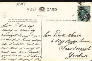 Genealogy Postcard - Smith - 6 Cliff Bridge Terrace, Scarborough, Yorks RF257