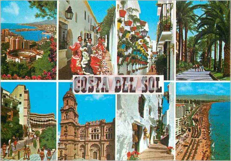 Modern Postcard Costa Del Sol Various Views