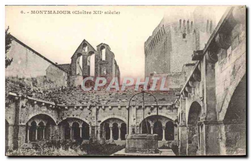 Old Postcard Montmajour Cloister XII century