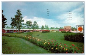 1953 Georgian Motel And Restaurant Folkston Georgia GA Posted Vintage Postcard 