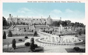 Grand Lodge & Formal Gardens, Masonic Homes - Elizabethtown, Pennsylvania PA ...