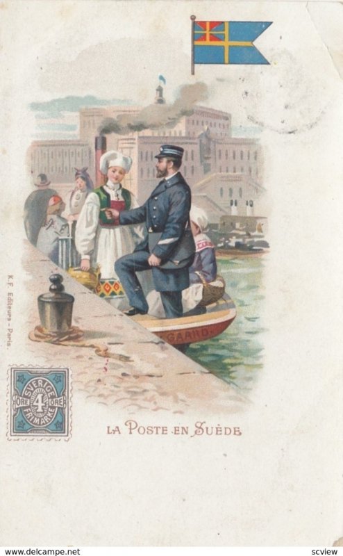 La Poste en SUEDE , 1902