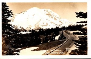 Washington Yakima Park Mount Rainier Real Photo