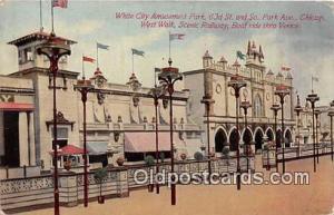  Chicago, USA Postcard Post Card White City Amusement Park