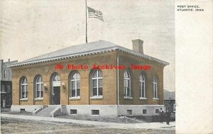 IA, Atlantic, Iowa, Post Office Building, Exterior View, Photo-Type Post Card