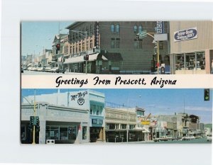 Postcard Greetings From Prescott Arizona USA