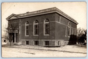 Story City Iowa IA Postcard RPPC Photo Evangelical Church c1910's Antique