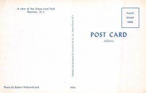 BOONTON, NJ New Jersey     GRACE LORD PARK     Morris County    Chrome Postcard
