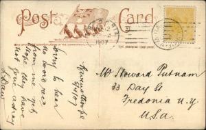 Adelaide Australia - Ravensthorpe Cover Cancel Used 1907 Postcard