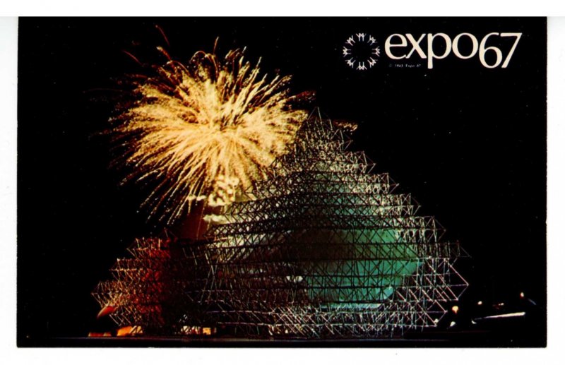 Canada - QC, Montreal. Expo67 Fireworks