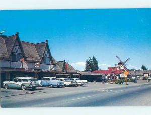 Pre-1980 SHOPS ALONG STREET Solvang - Near Santa Barbara California CA H4722