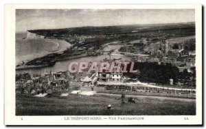 Old Postcard Treport Panoramic