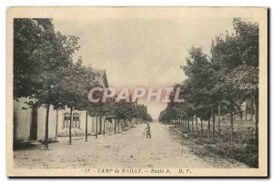 Old Postcard Camp de Mailly Route A