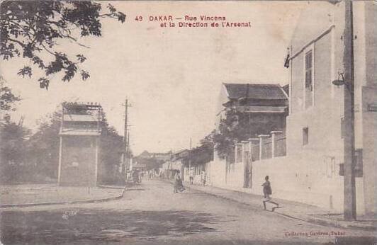 Senegal Dakar Rue Vincens et la Direction de l'Arsenal