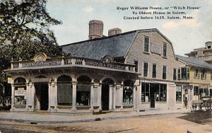 Roger Williams House in Salem, MA or Witch House, Oldest House in Salem.