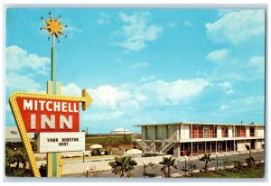 c1960 Mitchell Inn South Main South Loop Dome Shadow Houston Texas TX Postcard