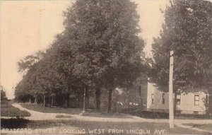 Michigan Grand Rapids Bradford Street Looking West From Lincoln Avenue