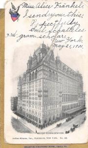 BF36211 waldorf astoria new york   USA   front/back scan