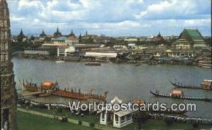 Royal Barges Bangkok Thailand Unused 