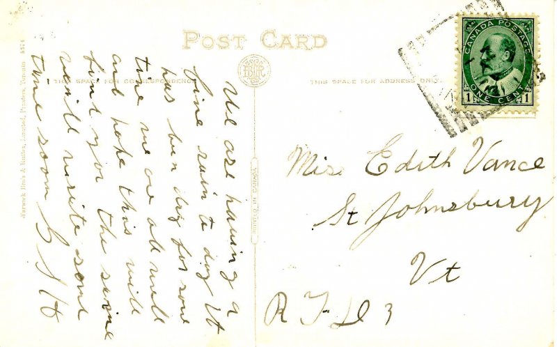 Canada - Quebec, Danville. Green Falls