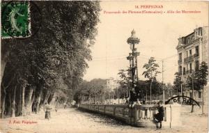 CPA PERPIGNAN Promenade des Platanes AllÃ©e des Marronniers (375955)