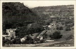 Richardson Springs CA General View Real Photo Postcard