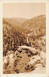 OAK CREEK CANYON ARIZONA-CARSON REAL PHOTO POSTCARD 190-30s