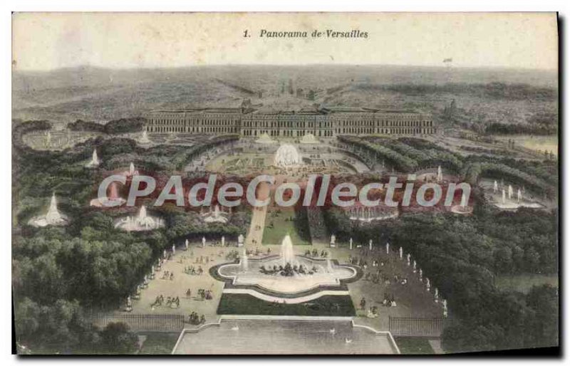 Postcard Old Versailles Versailles Parnorama