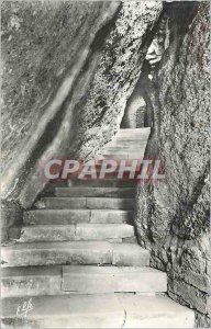 Modern Postcard Notre Dame de Vals Ariege Cave Church Carolingian Corridor of...