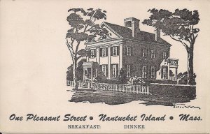 Nantucket MA, One Pleasant Street, William Crosby House, Restaurant, Post 1945