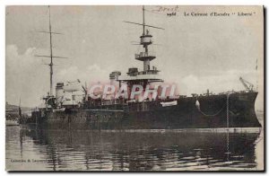 Old Postcard The Boat armor d & # 39escadre Liberte