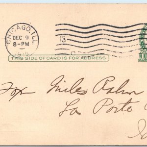 1915 Chicago, IL WD Allen Mfg Payment Invoice Receipt Form Postcard W.D ILL A169