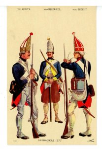 Military - Brunswick Grenadiers, von Rhetz, von Riedesel, von Specht, 1777