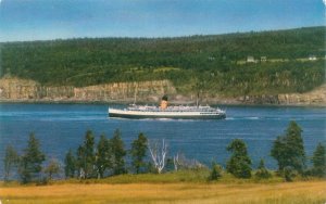 New Brunswick Canada Princess Helene CPR Ferry 1954 Chrome Postcard Unused
