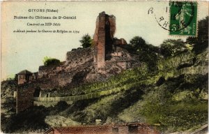 CPA GIVORS Ruines du Chateau de St-Gerald (462333)