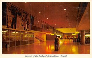 Interior of the Portland International Airport Portland, OR, USA Airport 1960 