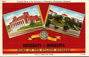 Minnesota Minneapolis Campus View Of The University Of Minnesota Home Of The ...