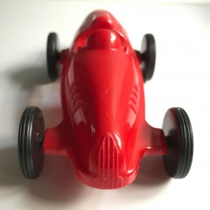 Vintage EU Plastic, Balloon/jet powered car. High quality. Rolls very smoothly.