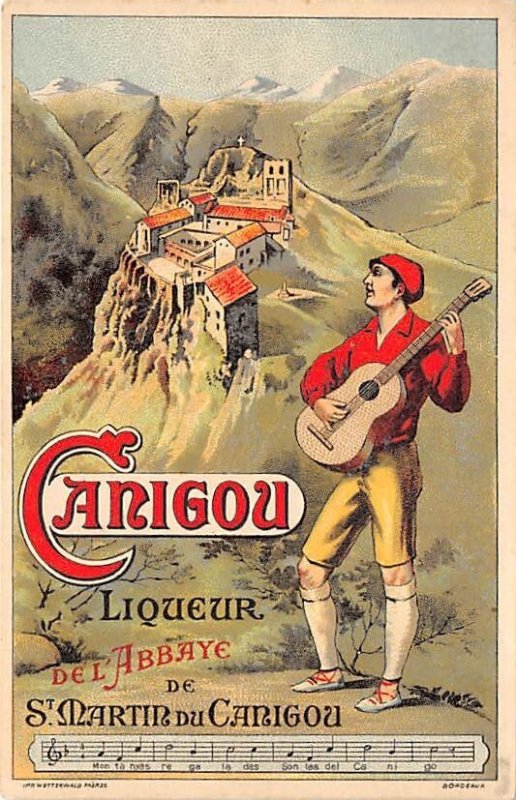 Canigou Liqueur De L'Abbaye De St Martin du Canigou Advertising Unused 